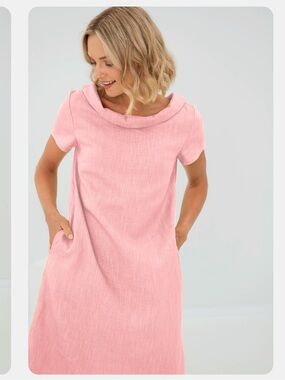 BRAND NEW $360 dress for $50 Le Muse Women’s Pink Bow-Back Dress